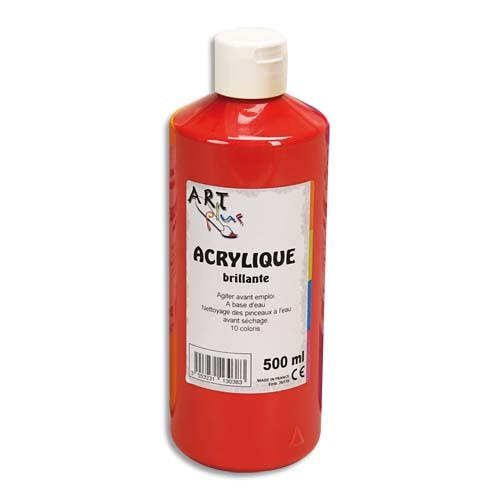 Art plus acrylique brillante 500ml rouge vif_0