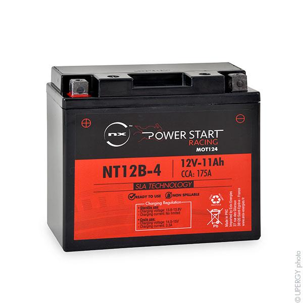 BATTERIE MOTO YT12B-4 / YT12B-BS / NT12B-4 12V 11AH_0