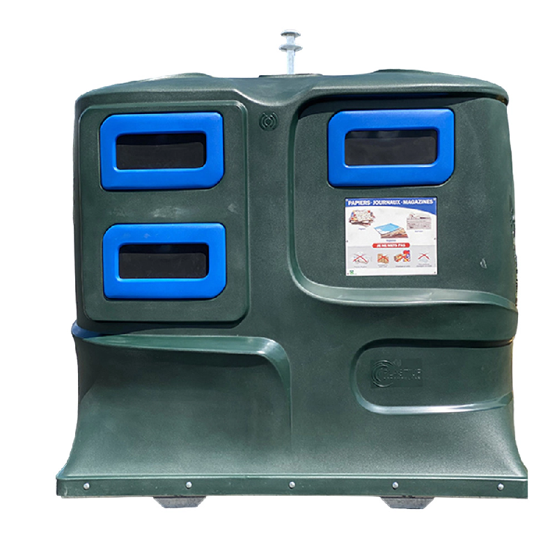 Colonne aérienne d'apport volontaire 4m3 kinshofer pehd lila - BLEU - bleu 0727156534325_0