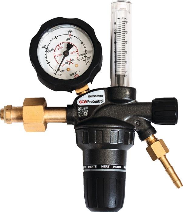 Détendeur pour bouteilles flowmètre ProControl® Argon/CO‚‚ 200 bar 1 étape 16 l/min GCE_0
