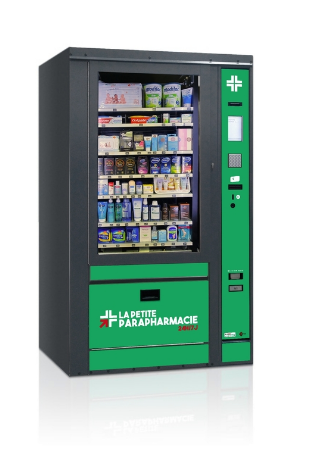 Distributeur automatique de produits pharmaceutiques clés en main - Étagères modulables - Paiement par CB, billets et monnaie_1