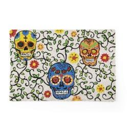 Excelsa paillasson Calavera noix de coco 60x1,5x40 cm multicolore - multicolore Matériau naturel 66667_0