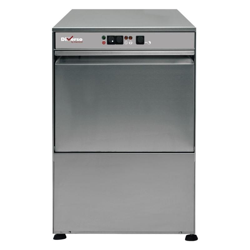 Lave-vaisselle professionnel panier 500x500 mm - DIAMOND WR-LV50-M - Commandes mécaniques, bras rotatifs inox, cycle rapide 120s_0