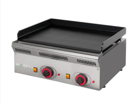 Plancha électrique 220V MAINHO - acier rectifié 58x43x0.8cm - série EcoLine - ELP-62EM_0