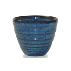 Pot à tremper à ondulations bleu saphir 4 oz / 110 ml - Finedine - bleu BCBLRPD41_0