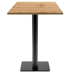 Restootab - Mange-debout 60x60cm - modèle Milan T chêne armor - marron TB-MITFF-6060M-CH.ARM_0