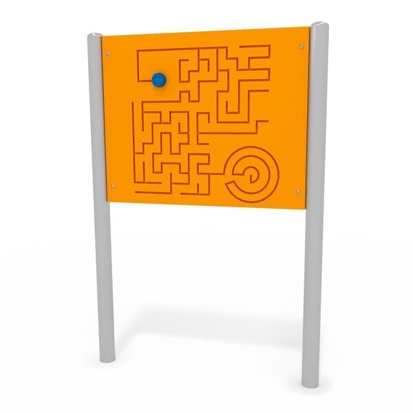Tableau labyrinthe interactif conforme EN1176 - Référence BT21046 - Acier inoxydable et plastique HDPE_0
