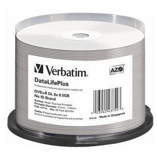 Verbatim DataLifePlus 8,5 Go DVD+R DL 50 pièce(s)_0