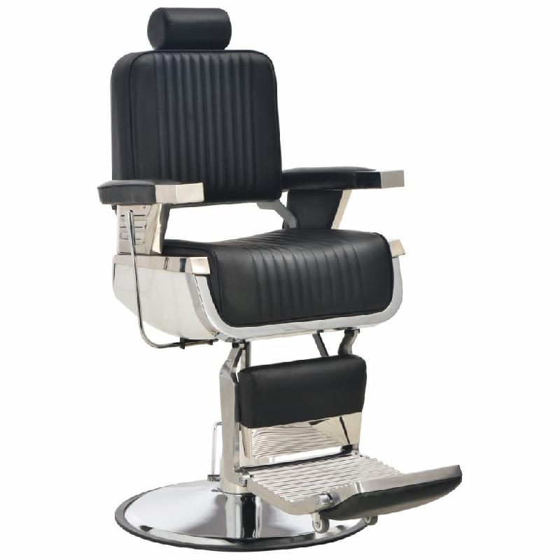 Vidaxl chaise de barbier noir 68x69x116 cm similicuir 110168_0
