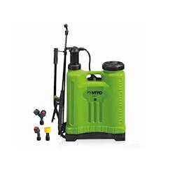 Pulvérisateur manuel dorsal VitoGARDEN 12L - Spray et Jet - Accessoires 3 buses - Végétaux et Jardins - VITO - Vert_0