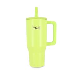 Yack - Gobelet Isotherme Yack 90cl En Acier Inoxydable Vert Fluo Anti-derapant - 3256391035115_0