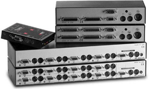 1017 - Commutateur KVM 2, 4, 8 ports Vista Native - Compatible PC - Encastrable, avec ou sans OSD_0