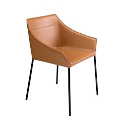 AC ANGEL CERDA Angel Cerdá Chaise en similicuir marron 4144C 62 x 60 x 79 - marron fourrure 8435631027782_0
