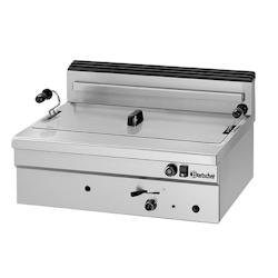 Bartscher Friteuse inox simple gaz à beignets 20 Litres, à poser, 12 000 W, GAZ - 3667335016341_0