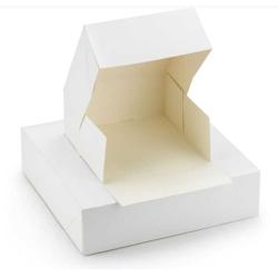Boites Pâtissières Blanche Face Tombante	18 X 8 - B188T_0
