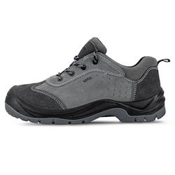 Chaussures de sécurité basse Modèle GENES S1P Taille 37 Cuir Suédé VITO - 37 gris cuir 5604612714161_0