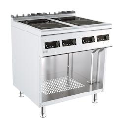 CombiSteel Fourneau sur Meuble Induction Gamme 700   4 Plaques - 0641094786519_0