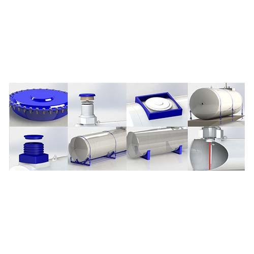 Cuve compartimentée enterrée 20000 L - Acier - Gazole - Double paroi - Fabrication française_0