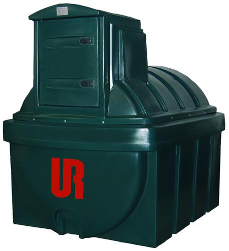 Cuve de stockage gasoil - 2500 litres - réservoir double paroi PEMD haute densité - station de distribution intégrée 230V_0