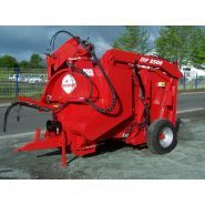 Dp 2500t - désileuse pailleuse - atelier 3t - portée 2.90 m3 - capacité 1 round Ø1.50 - goulotte latérale ou tournante_0