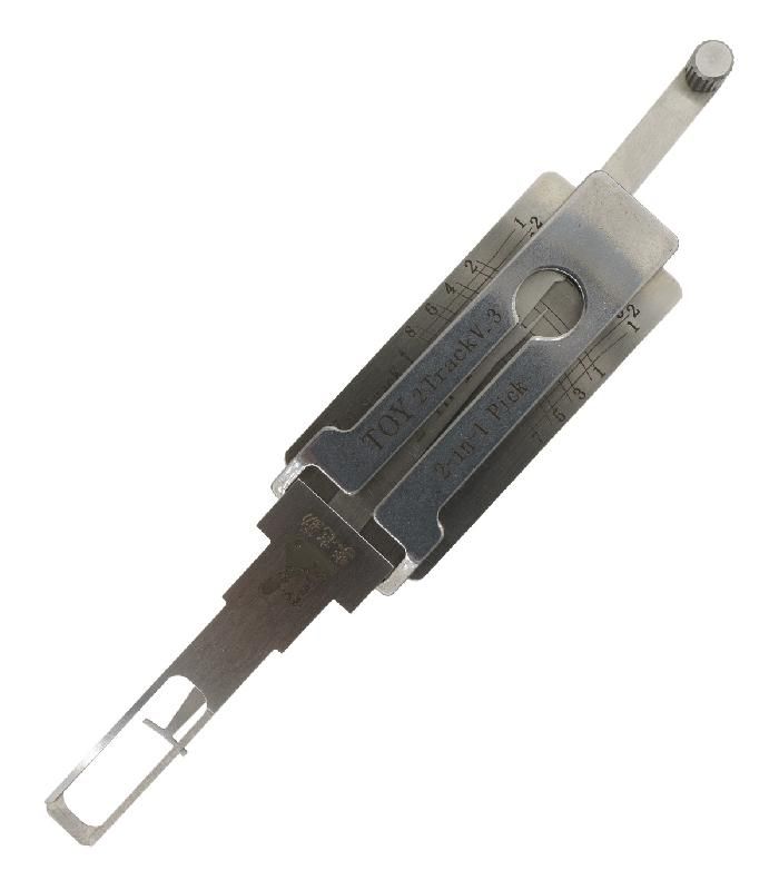 Lishi TOY2 - Crocheteur et décodeur 2-en-1 pour serrures Toyota et Lexus_0