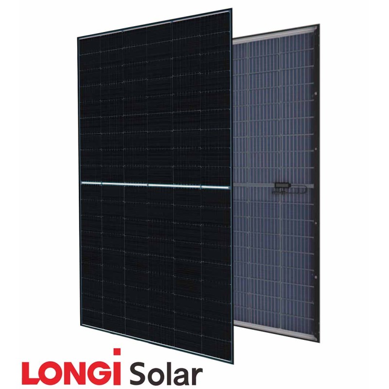 Panneau solaire 400W 24V biverre bifacial monocristallin LONGI_0