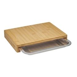 Planche à Découper Bambou 1 tiroir -  Marron Rectangle Bambou Nogent 28.5x21 cm - marron Bambou 3222630799506_0