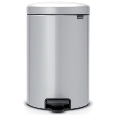 Poubelle NewIcon Brabantia 20 L gris métal_0