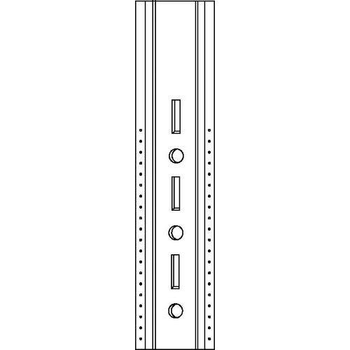 RAIL POUR SANGLE D'ARRIMAGE POUR FORTES CHARGES