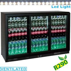 Refroidisseur de bouteilles - 3 portes coulissantes - 343 litres - 380 canettes ou 240 bouteilles - tabs3/d-r2_0