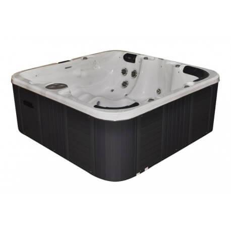 THE REFRESH - spa portable 4 places avec banc, siège-baquet et position allongée - 34 jets de massage et chromothérapie_0