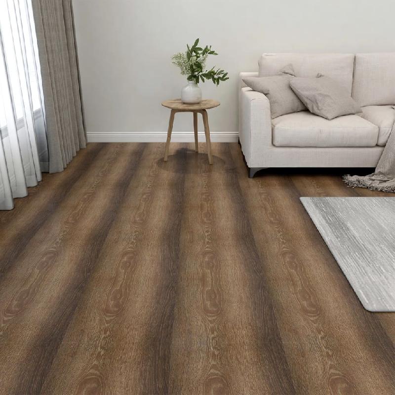 Vidaxl planches de plancher autoadhésives 20 pcs pvc 1,86 m² marron 330150_0