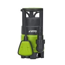 VitoGARDEN Pompe de relevage Eaux usées / Eaux Chargées 400W Pompe Vide-Cave Flotteur Inox Inondation Egouts Caves VITO - gris 3760120105005_0