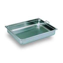 Bourgeat Bac gastronorme plein avec anses escamotables inox 2/1 10 cm Bourgeat - 740310 - plastique 740310_0