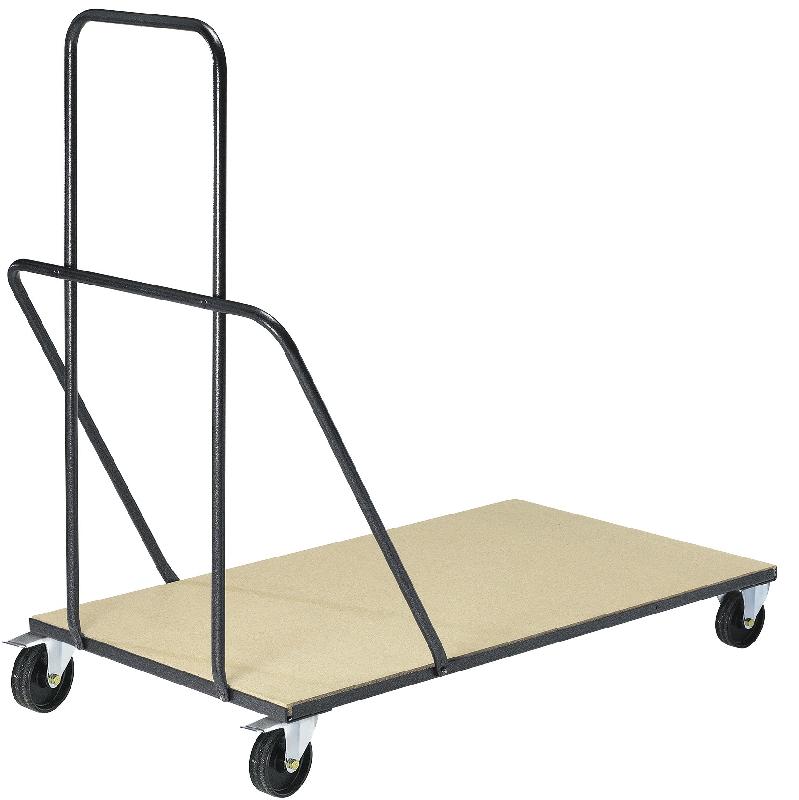 Chariot pour tables rectangulaires pliantes - Rimini, Massa et Tivoli - capacité 10/12 tables - structure acier_0