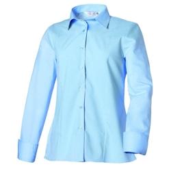 Chemise manches longues femme TERA bleu clair T.58 Robur - 58 polyester 3609120890736_0