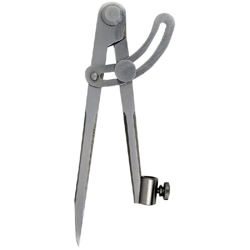 Compas à charnière porte-crayon 1/4 cercle en acier - 175 mm - Référence : 190044_0