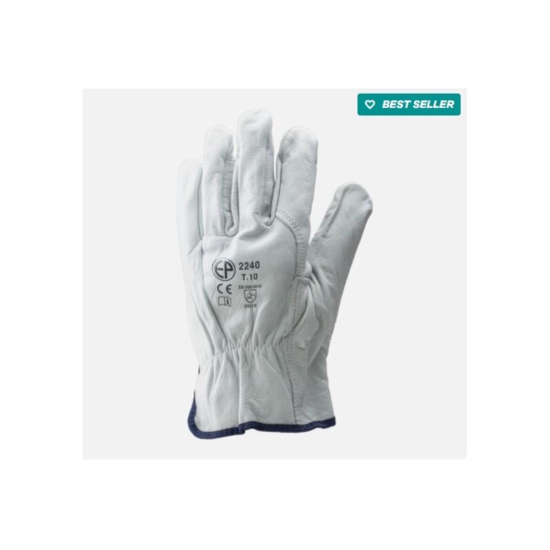 Gants de manutention EUROSTRONG 2240 - tout fleur de buffle - norme CE EN388:2016_0