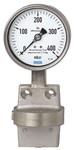 Manomètre différentiel tout inox Ø100 - WIKA type 732-51 - Classe 1.6 - Température maxi 100°C - IP54_0