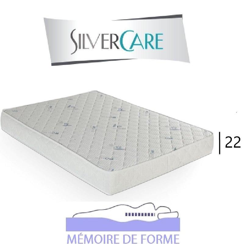 MATELAS À MÉMOIRE DE FORME OCTAVA SILVERCARE ÉPAISSEUR 22 CM DONT 4 CM 50KG/M3 COMPATIBLE CANAPÉ EXPRESS EXPRESS 120 CM_0