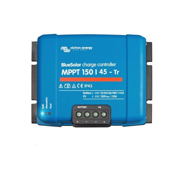 Régulateur solaire BlueSolar MPPT 150/45 12/24/48V - Victron Energy - Efficacité optimisée jusqu'à 2600W_0