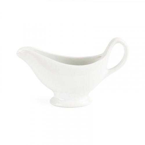 SAUCIÈRES EN PORCELAINE BLANCHE OLYMPIA 215 ML - LOT DE 6