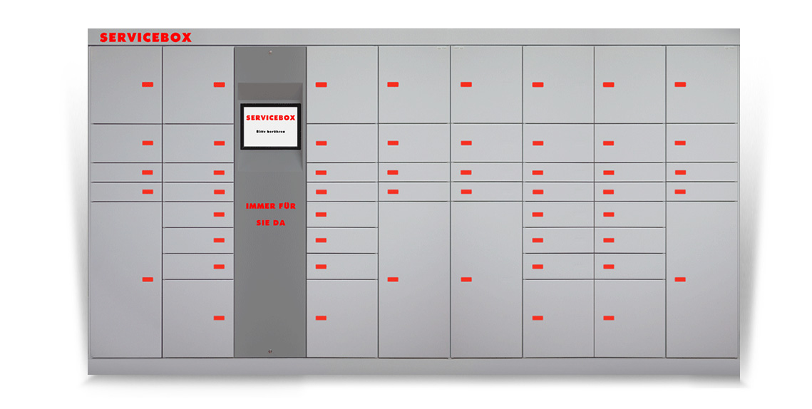 Servicebox - consigne à colis -  pour la livraison et récupération dans tous les domaines où il faut remettre des colis, des marchandises et des services._0
