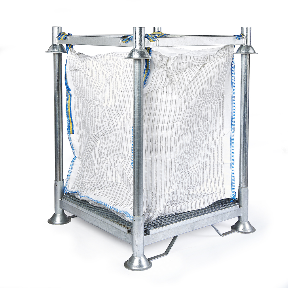 Support de filtration avec caillebotis pour big-bag filtrant (supcailmud)_0