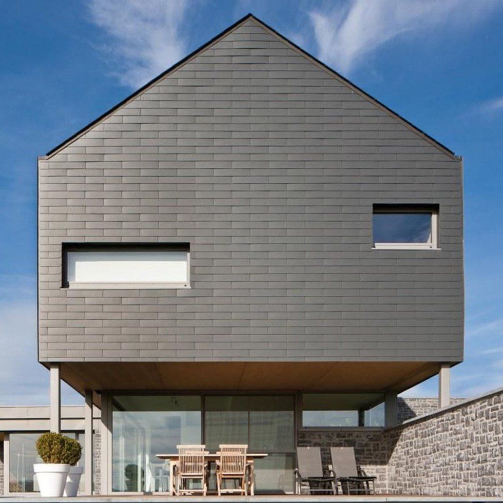 Façades Vertigo - Cedral - dimensions 60x30 mm - Anthracite, Gris zinc, Terre Cuite - Garantie 15 ans_0