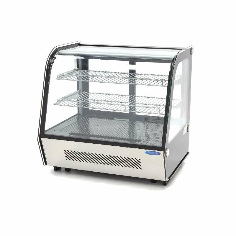 Vitrine à gâteaux - 120 L - 70 cm - portes coulissantes arrière Maxima 09400845_0