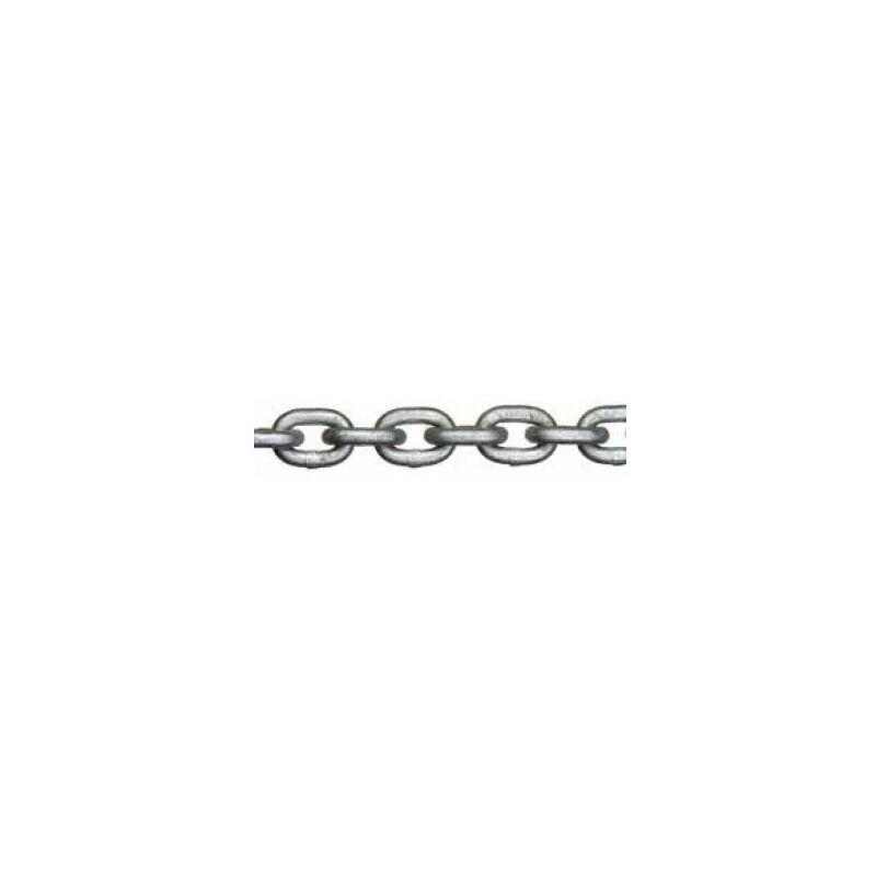 Chaîne En Acier Galvanisé DIN763 - 2mm, 3.5mm Ou 4.5mm - Vendue Au Mètre (5m, 25m...) Pour Usage Extérieur