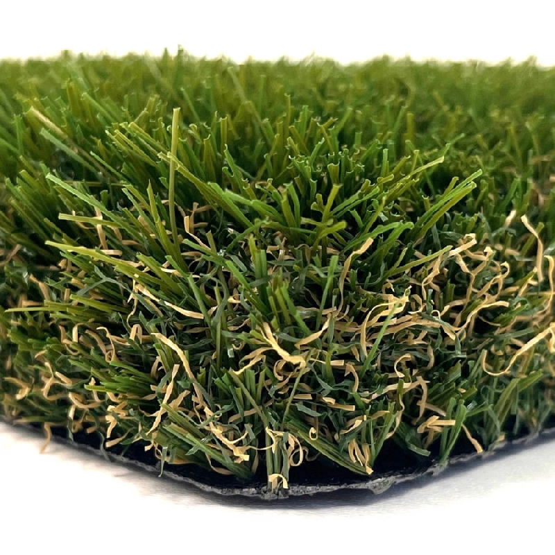 Yelloo Gazon artificiel, 50 mm de haut, 1 x 10 m, gazon synthétique, gazon synthétique, gazon de jardin, 10 m² - vert 0805698370226_0