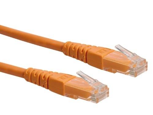 ROTRONIC ROLINE - Câble patch UTP RJ45 Cat. 6 orange - 7 m avec connecteurs surmoulés_0