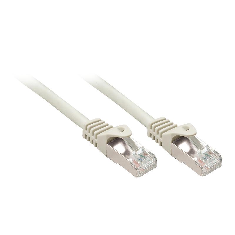 LINDY 44474 - Câble réseau RJ-45 Cat.6 F/UTP 50 m Gris - 250 MHz avec protection anticoupure_0